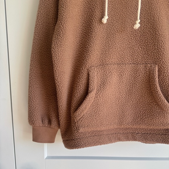 NWOT Madewell Resourced Fleece Bubble Sleeve Hoodie Sweatshirt - sz XS - Picture 6 of 11